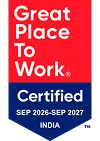 Great Place To Work Certified Sep 2026–Sep 2027 India